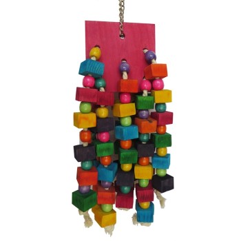 اسباب بازی چوبی پرنده رنگی کد : 1090 2