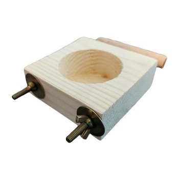 دان خوری چوبی تک حفره