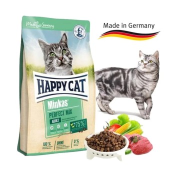 غذا خشک گربه بالغ هپی کت مدل مینکاس پرفکت طعم میکس 2